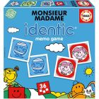 Identic jeu mémo monsieur madame