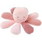 Doudou d'activités pieuvre - rose