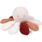 Doudou d'activités pieuvre - rouille