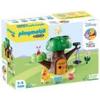 1.2.3. : disney: winnie l'ourson et porcinet  avec cabane