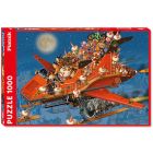 Casse-tête : avion de noel (1000)