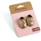 Pomea / chaussures dorées