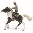 Cheval western et son cavalier