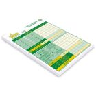 Jeu yum bloc de pointage, 2 blocs de 50 feuilles.