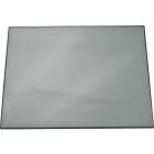 Sous-main avec couverture transparente gris