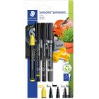 Marqueurs permanents lumocolor® 60 lumocolor 236-1, 319 gm m-9, 314-9, et 348-9