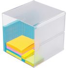 Cube de bureau en plastique 1 compartiment