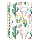 Agenda académique hebdomadaire/mensuelle tropical rose