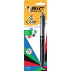 Stylo à bille 4 couleurs grip pro