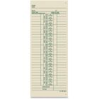 Cartes de temps hebdomadaire bilingue pqt 250