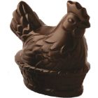 Poules en chocolat noir en vrac (25g)