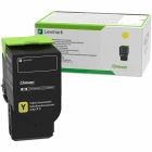 Cartouche de toner à très haut rendement pour lexmark cs52x jaune