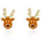 Boucles d'oreilles : renne du père noël