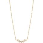 Collier pendentif dahlia - or