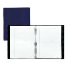 Carnet de notes notepro 9,25 x 7,25 po 150 pages, bleu