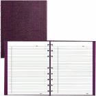 Carnet de notes notepro 9,25 x 7,25 po 150 pages, framboise noire