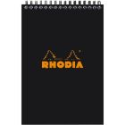 Rhodia classic bloc ligné a5 noir