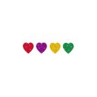 Collants de motivation - coeurs multicolores