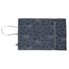 Napperon avec pochette à ustensiles-dino-gris