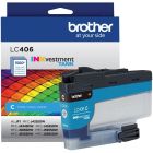 Cartouche jet d'encre lc406 cyan
