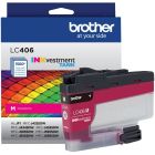 Cartouche jet d'encre lc406 magenta