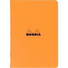 Cahier piqué rhodia ligné a4 orange