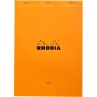 Rhodia bloc agrafé ligné a4 orange