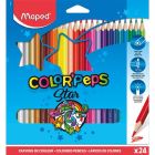 Crayons de couleur color'peps boite de 24