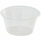 Verre en pla transparent de 2 oz eco guardian