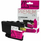 Cartouche jet d’encre compatible avec brother lc406 magenta