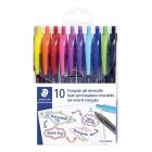 Stylos gel triangulaires rétractables