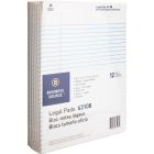 Bloc de papier format lettre - 8-1/2 x 11-3/4 po blanc