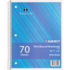 Cahier d'exercice 1 sujet, 140 pages ligné large