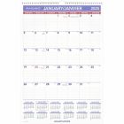 Calendrier mural mensuel recyclé (2026) 15-1/2 x 22-3/4 po