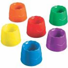 Verres à peinture prang 6 couleurs assorties