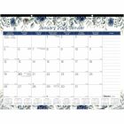 Calendrier sous-main mensuel floral (2026)