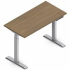 Table à hauteur ajustable newland 46 po larg. x 23 po long. x 22,6-48,2 po haut. acajou absolu