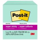 Feuillets post-it menthe fraîche