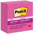 Feuillets post-it rose puissante