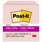 Feuillets post-it sel rose
