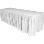 Jupe de table rectangulaire genuine joe blanc