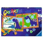 Ensemble de peintures d'art - terre des dinosaures (2)