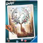 Ensemble de peintures d'art - magnifique rencontre