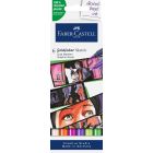 Ensemble de 6 marqueurs aqua sketch - graphique