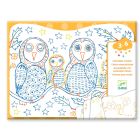 Coloriage / familles des sous-bois