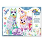 Coloriage / familles de la forêt
