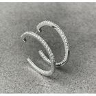 Boucles d'oreilles anneaux star
