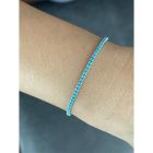 Bracelet exclusive turquoise ema 5 3/4 pouces