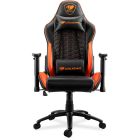 Chaise cougar de gaming outrider noir et orange
