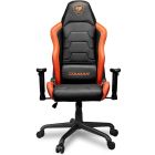 Chaise cougar de gaming armour air noir et orange